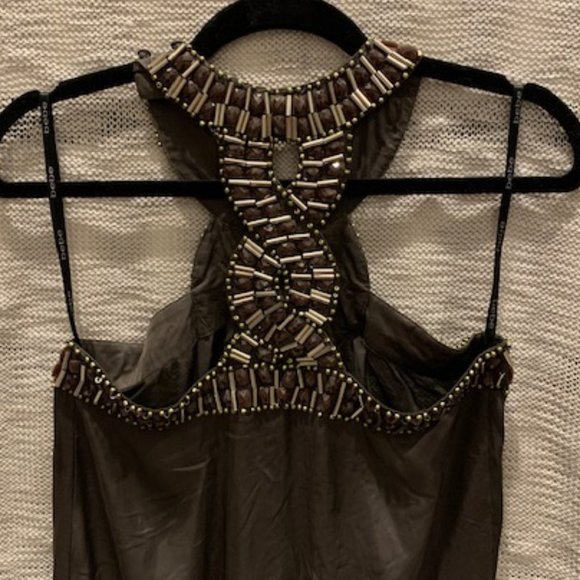 Bebe Sleeveless Silk Blouse - Picture 4 of 4